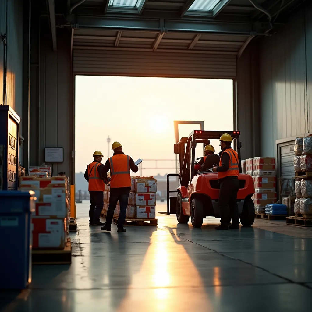 Distribution logistics center