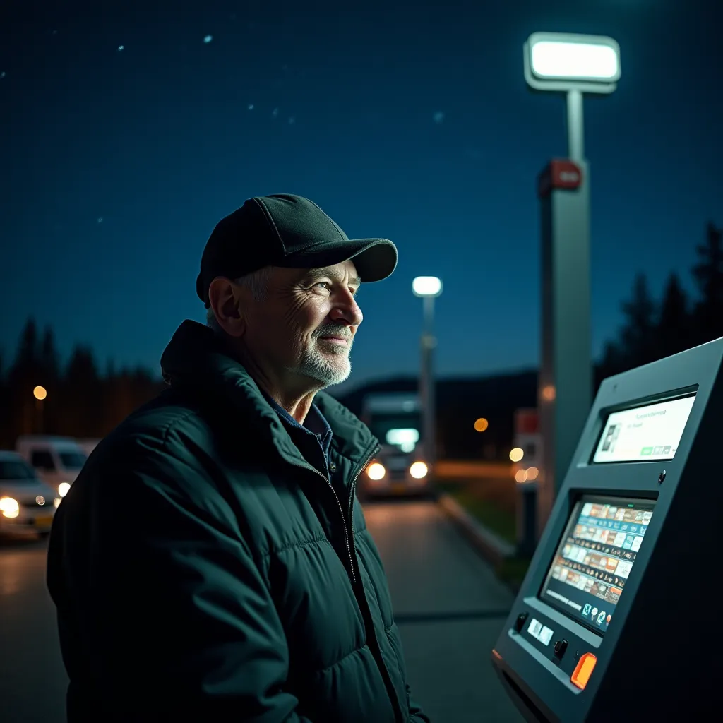 Regional fuel station network