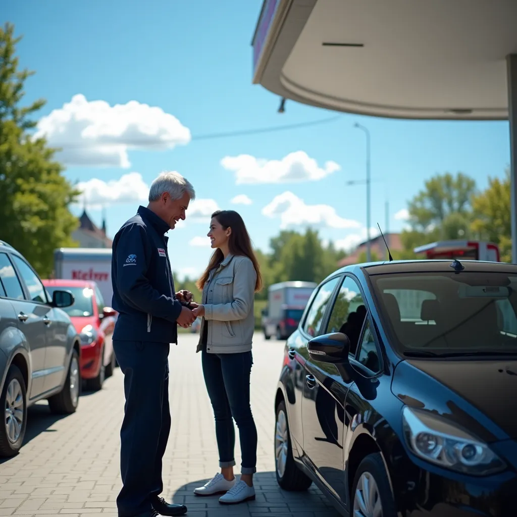 Corporate fleet fuel supply